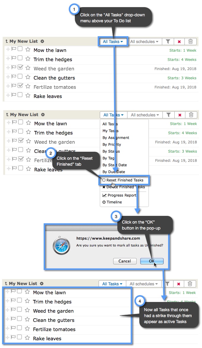 What are Tasks? Keep&Share Support Support Portal
