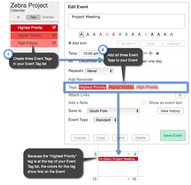 How can I change the order of my Event Tags? Keep&Share Support