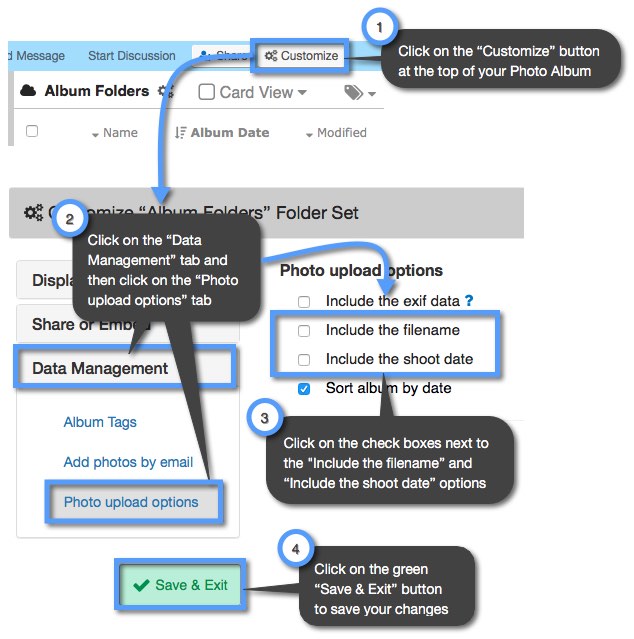 How can my camera file names appear with Photos? Keep&Share Support Support Portal