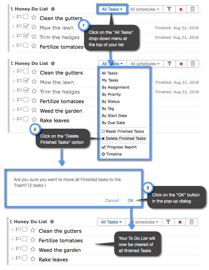 How do I delete a Task? Keep&Share Support Support Portal