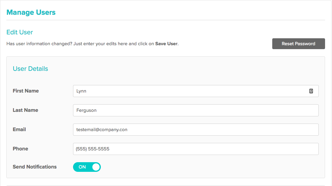 Users Add, Edit, Manage EPAY Hire Support