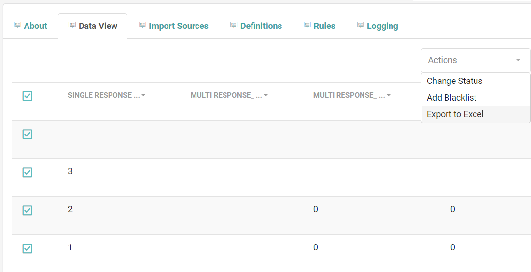 Manual export CYS Group