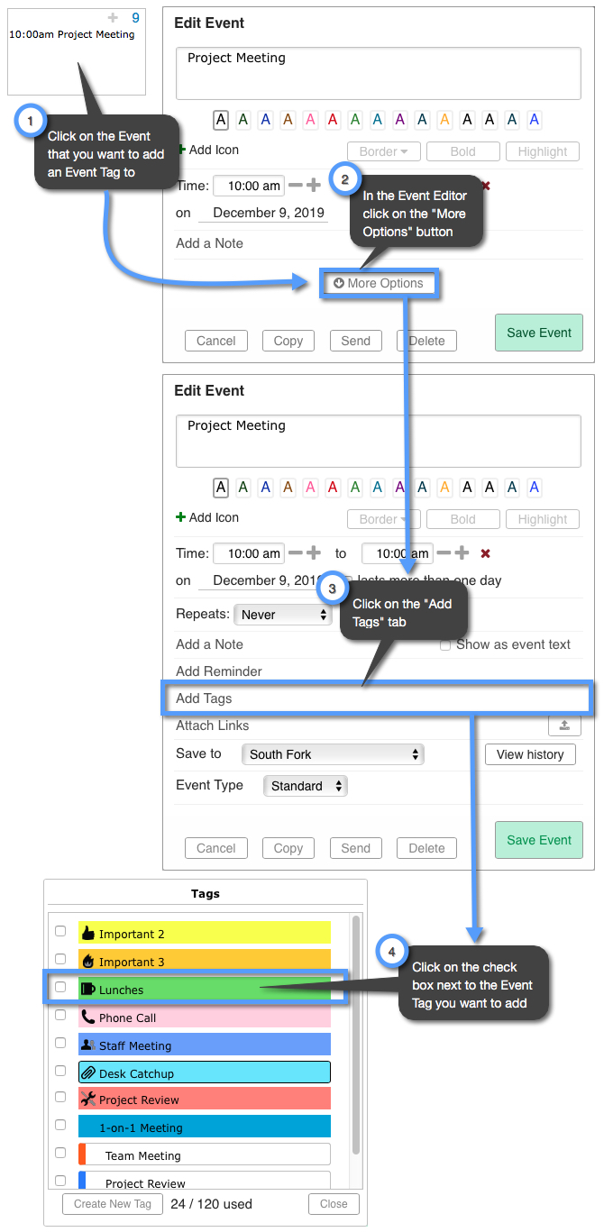 How can I add an Event Tag to an Event? Keep&Share Support Support