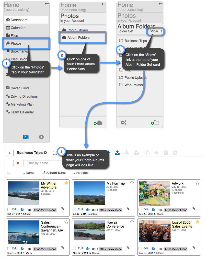 How can I search through my Photo Albums? Keep&Share Support Support Portal