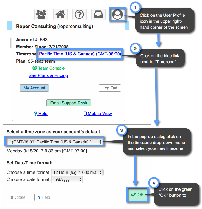 How do I change my Time Zone? Keep&Share Support Support Portal