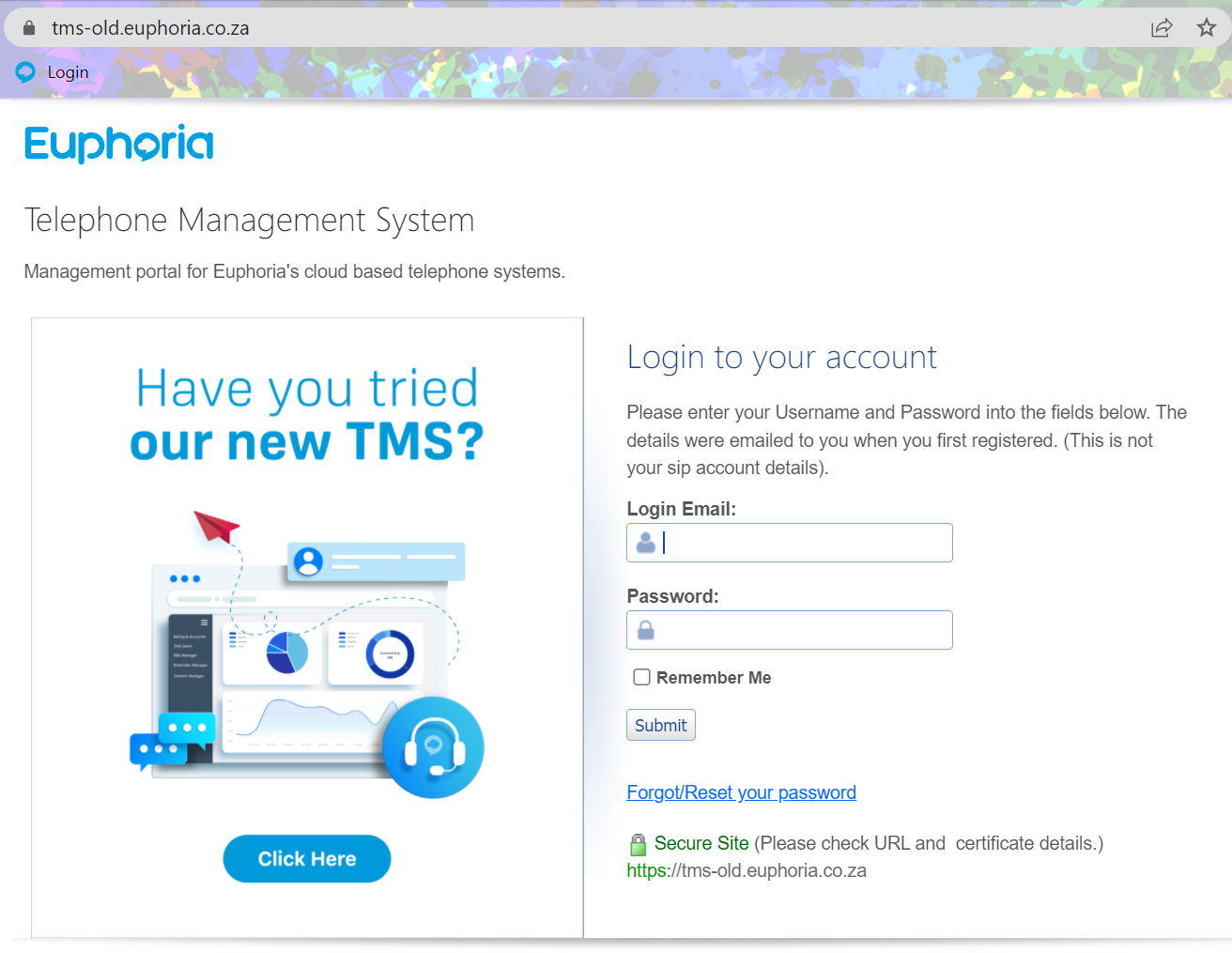 How to Login to the TMS V2. Winvest Africa Group (Pty) Ltd