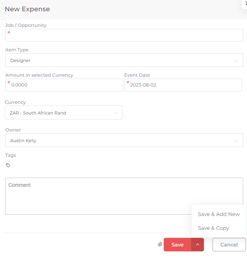 Add an Expense : Magnetic Knowledge base