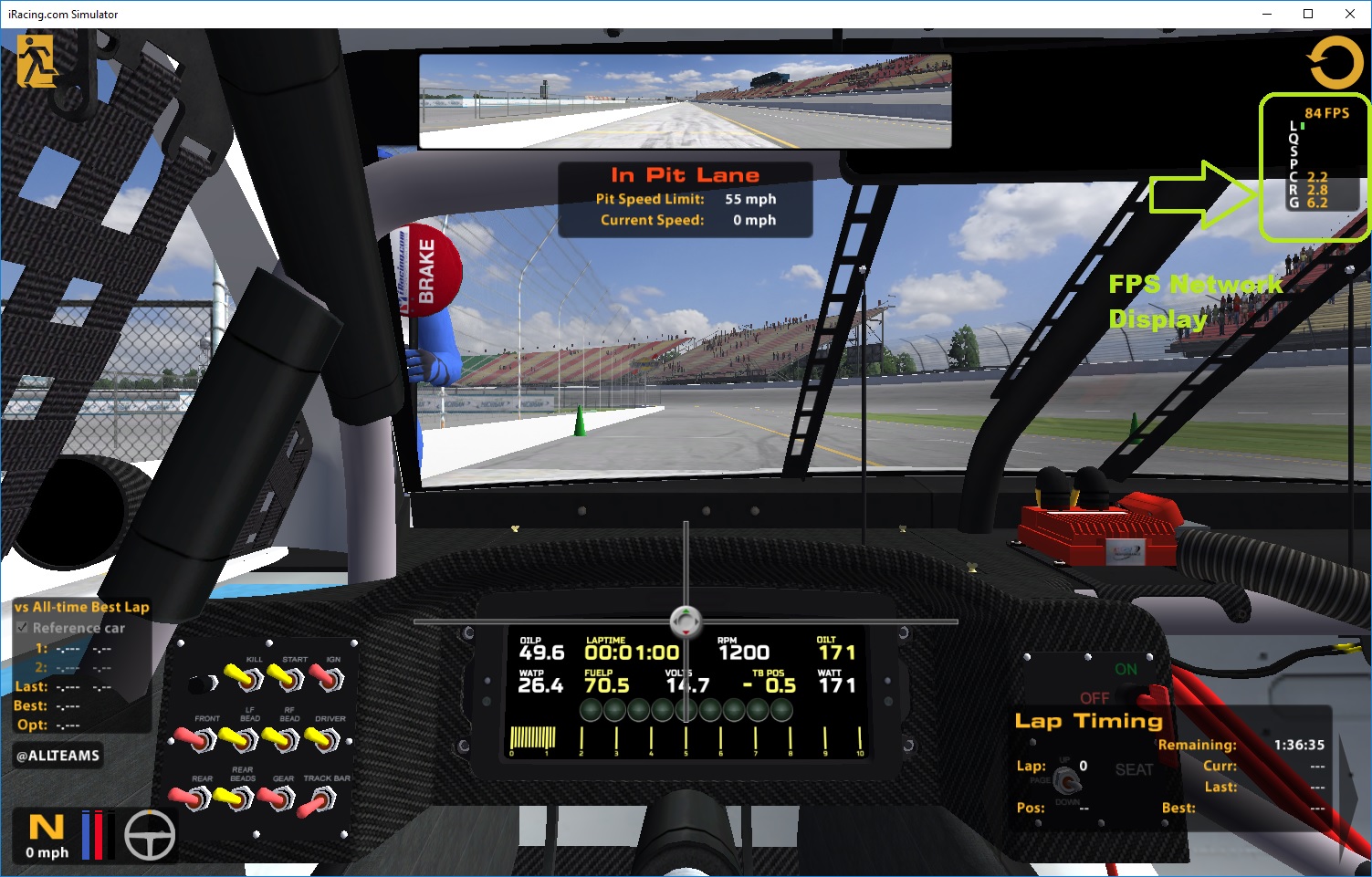 Meter Box ("F" key ingame) iRacing Support