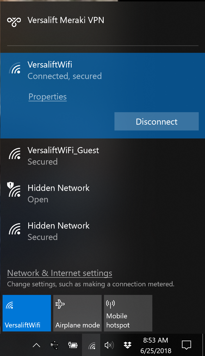 Meraki Vpn Connection