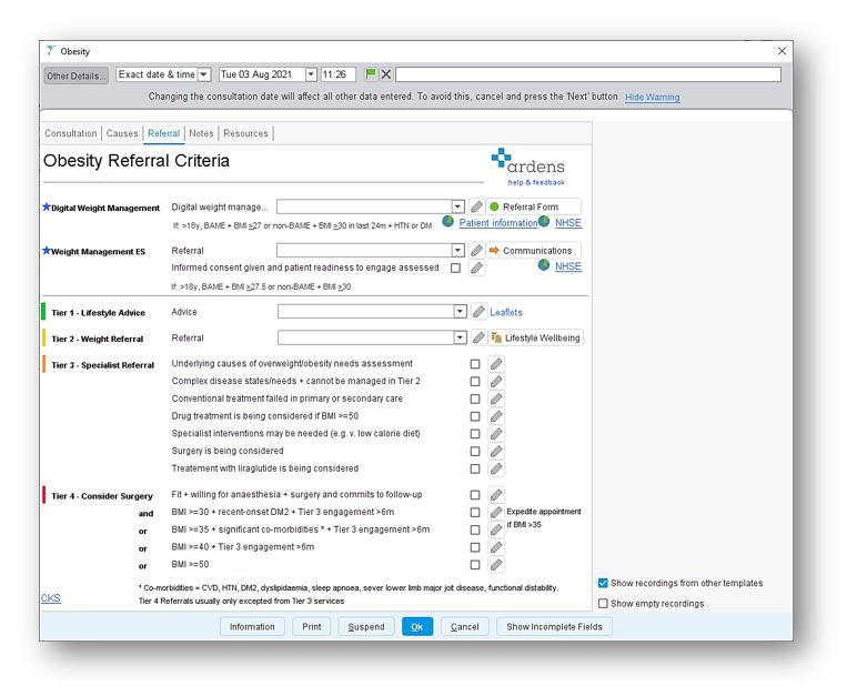 Weight Management Ardens