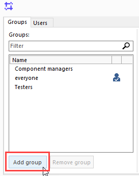 SystemWeaver user groups : SystemWeaver