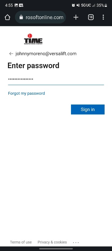 A screenshot of a login page

Description automatically generated with medium confidence