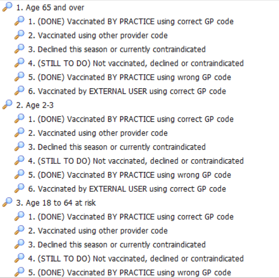3.15 Vaccinations Flu 202324 Searches Ardens EMIS 