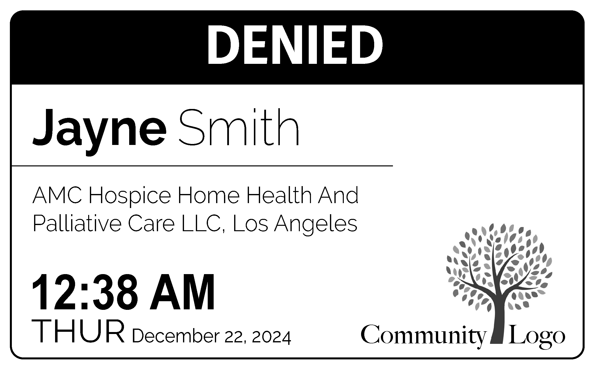 Badges for Credentialing Community Accushield