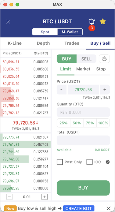 Cancel price alert App step 2