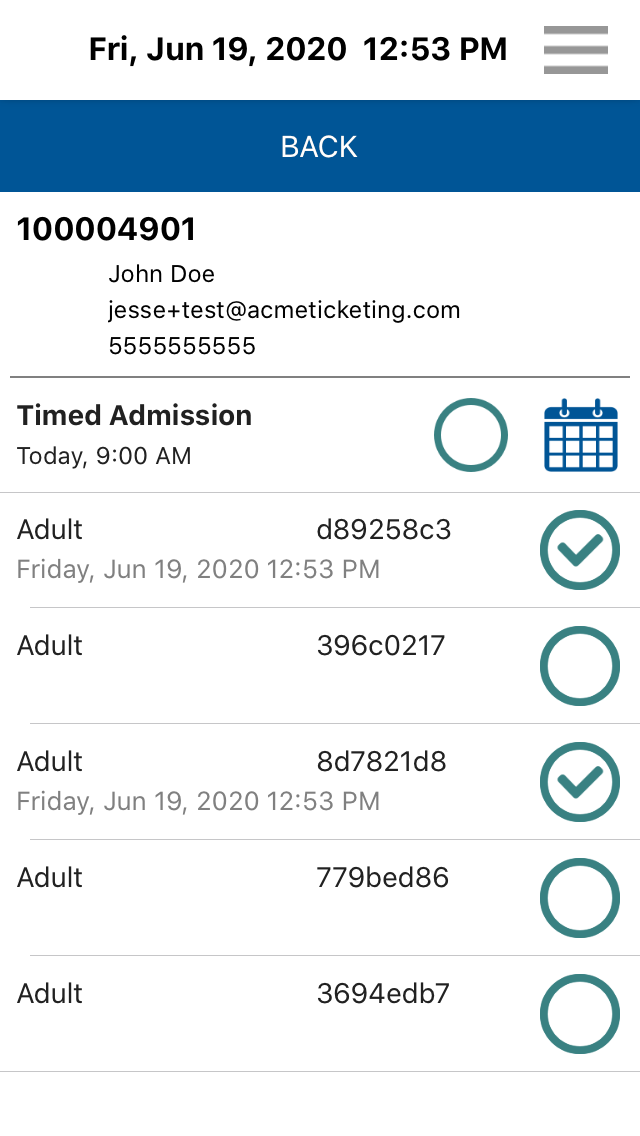 Scanning Tickets with ACME AC ACME Product Support