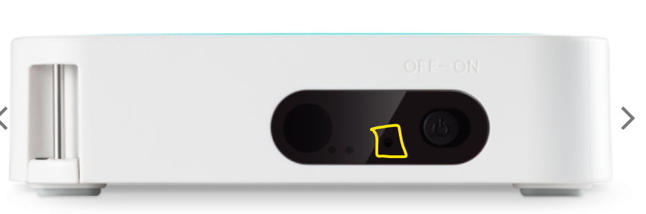A picture containing text, electronics, projector

Description automatically generated