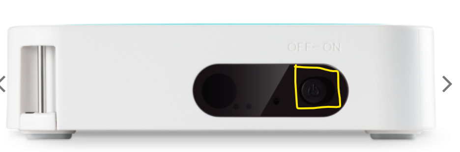 A picture containing text, electronics, projector

Description automatically generated