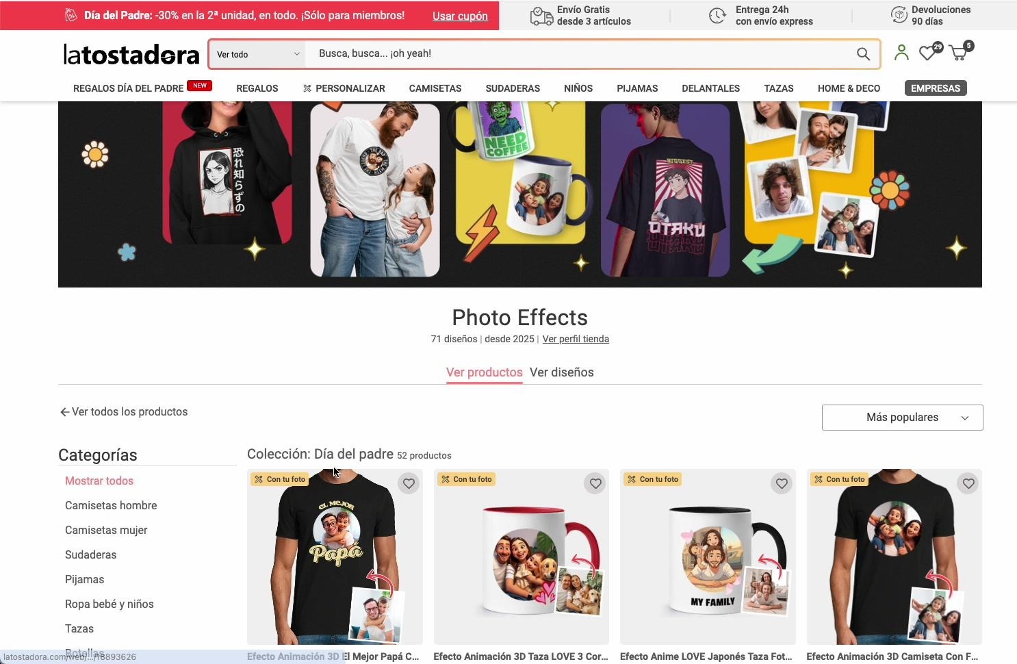 Products filtered by collection