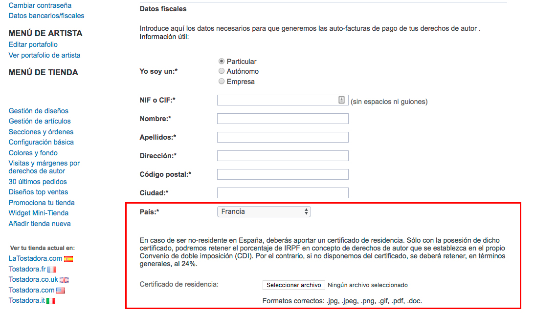 certificado