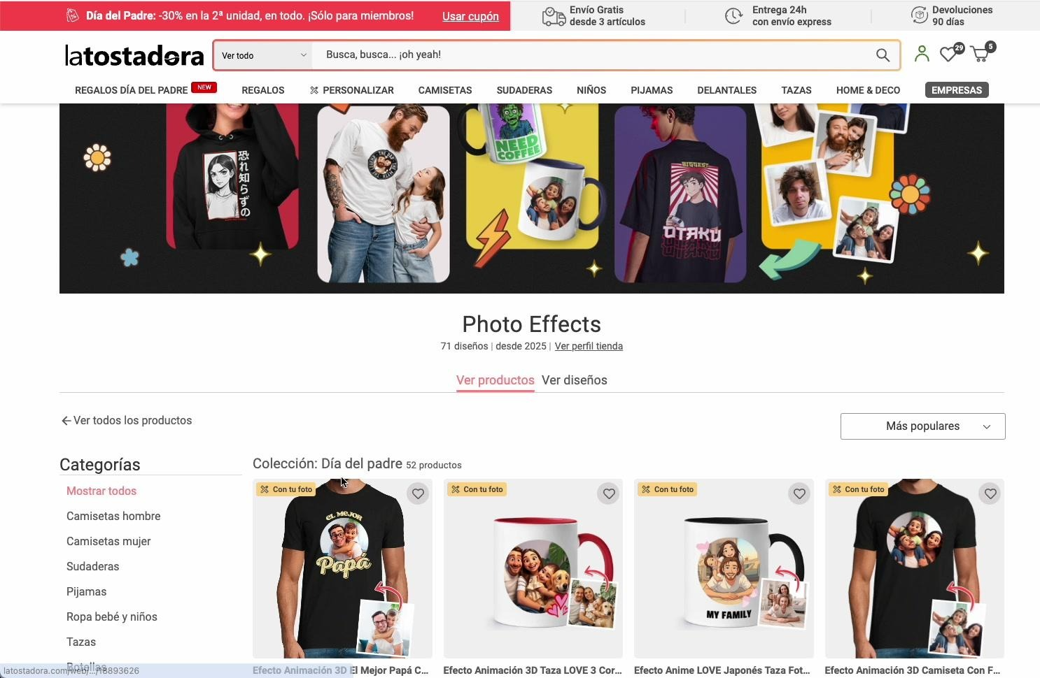 Products filtered by collection