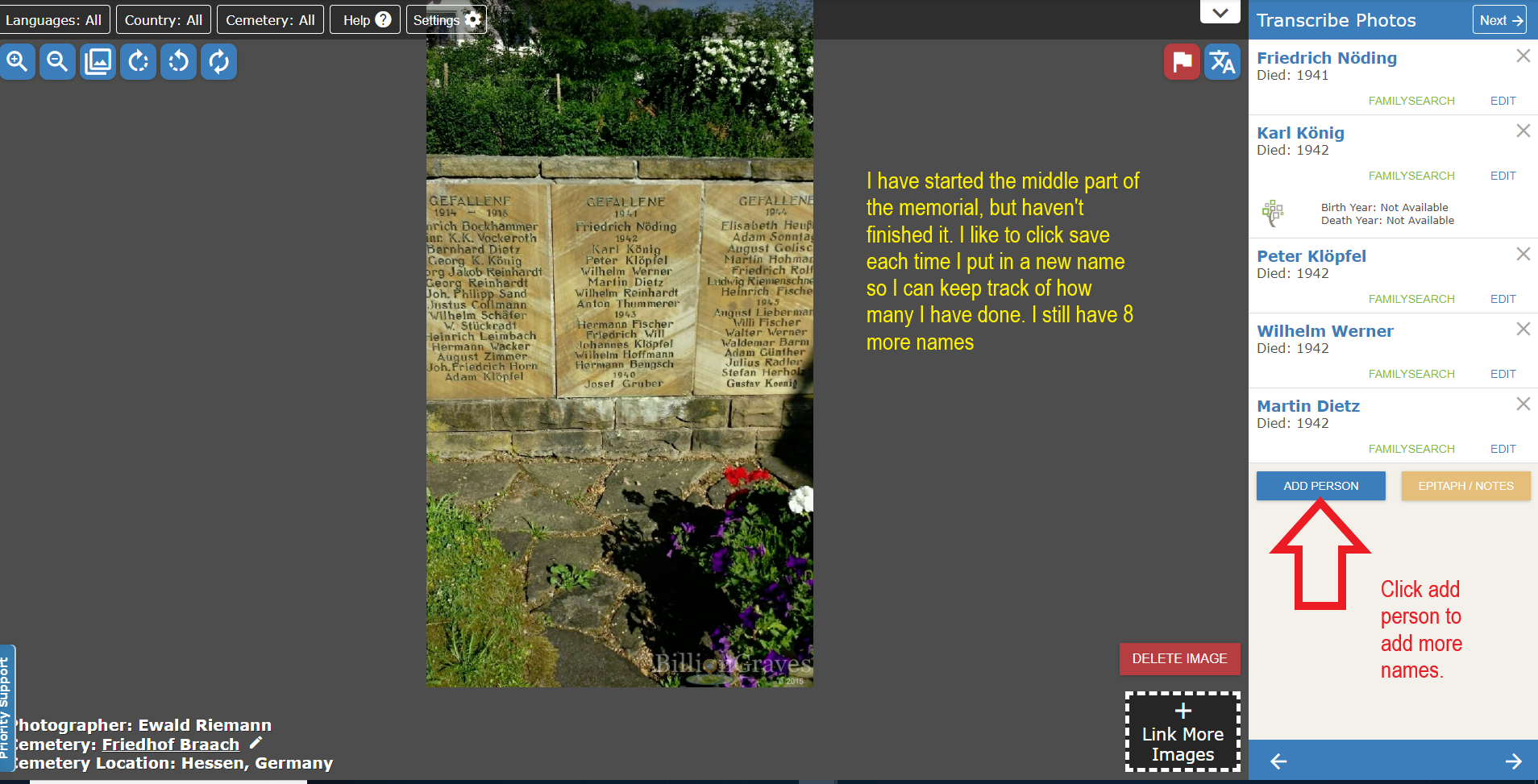 BillionGraves, purple dots, GPS, GPS markers, family history, genealogy, cemetery, gravestones, research, volunteer, BG, GPS mobile app, BillionGraves