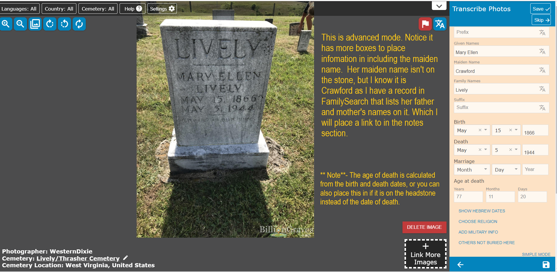 BillionGraves, purple dots, GPS, GPS markers, family history, genealogy, cemetery, gravestones, research, volunteer, BG, GPS mobile app, BillionGraves