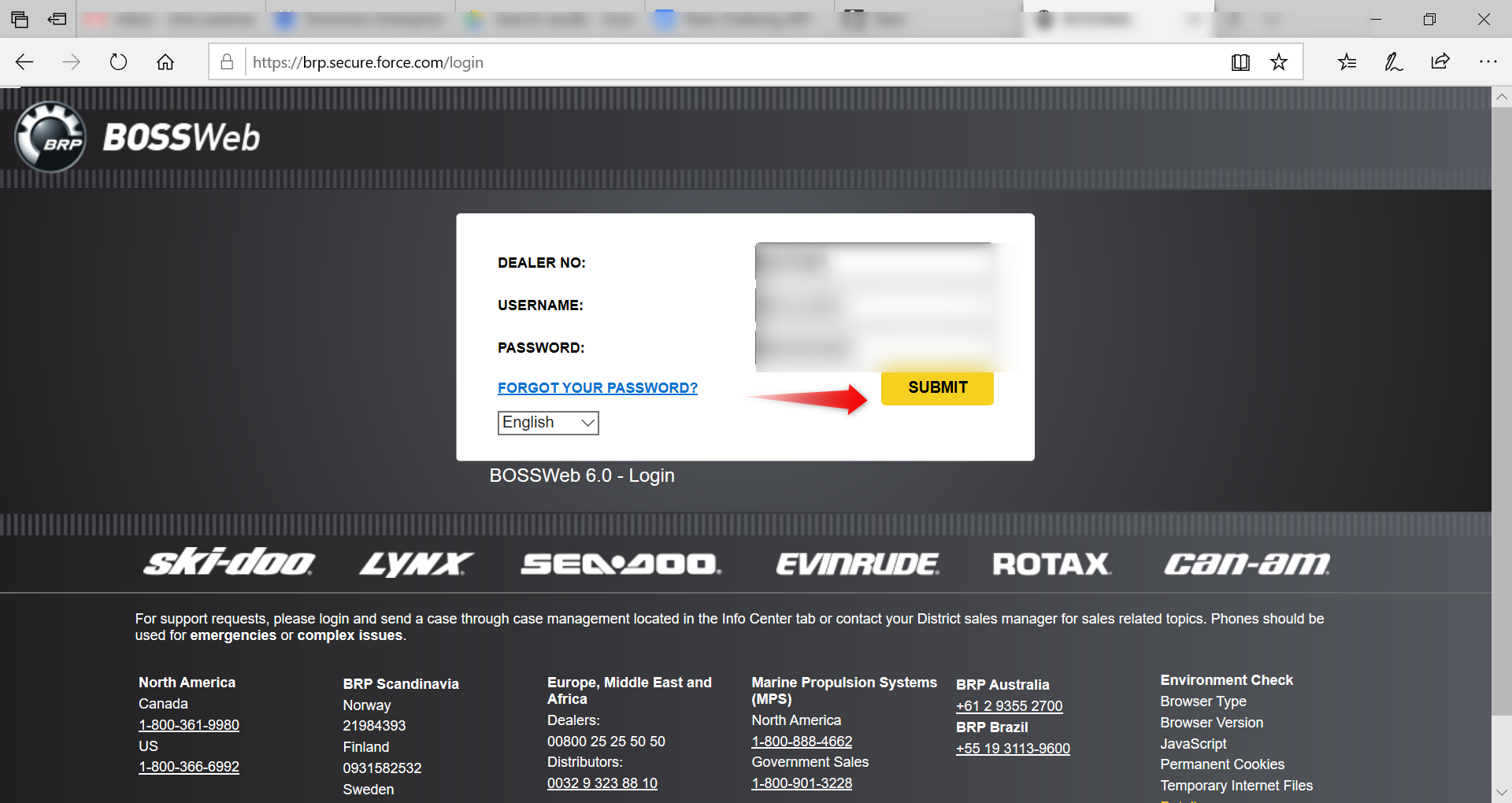 Parts Ordering BRP DX1