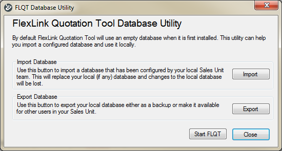 Sharing your local data : Software Support