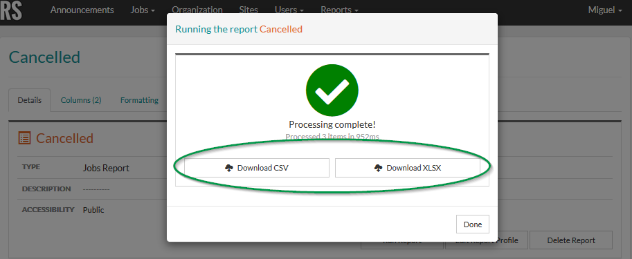 Help - How to run a custom report