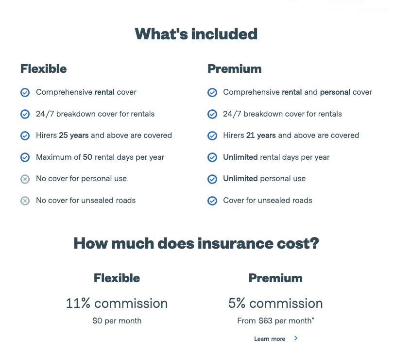 What are my insurance options whilst the van is out on What are my insurance options whilst the van is out on