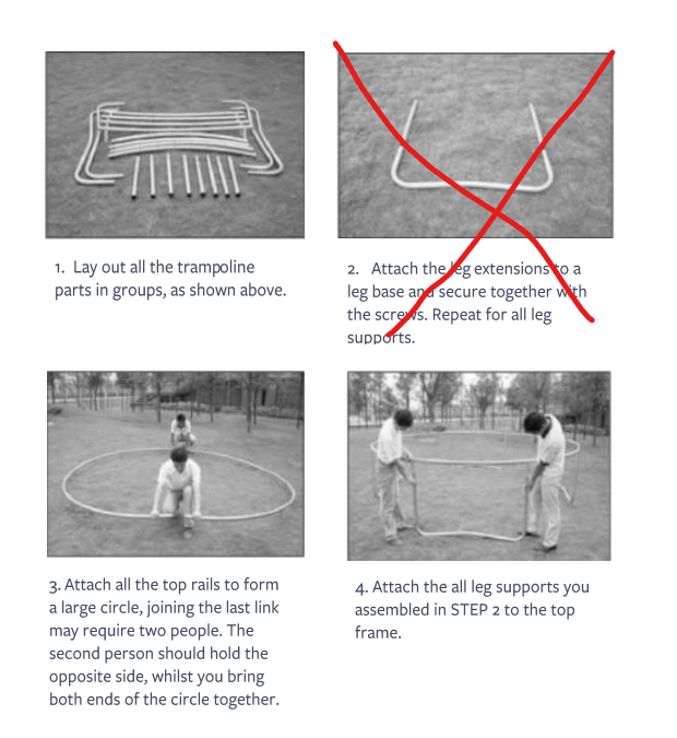 8ft 10ft 12 ft Trampoline Missing Parts Charles Bentley Customer Services