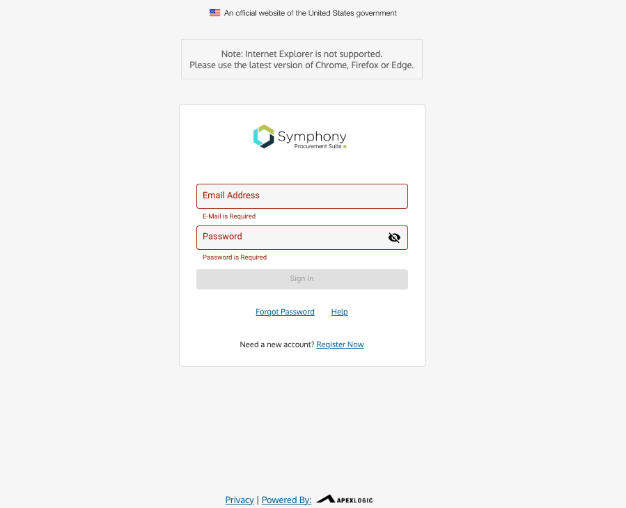 How to Sign in to Symphony Getting Started
