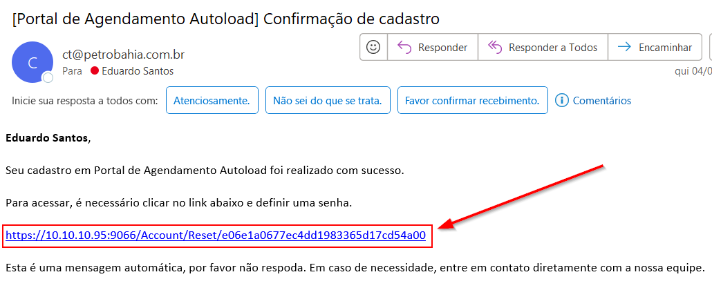 Interface gráfica do usuário, Texto, Aplicativo, Email
Descrição gerada automaticamente