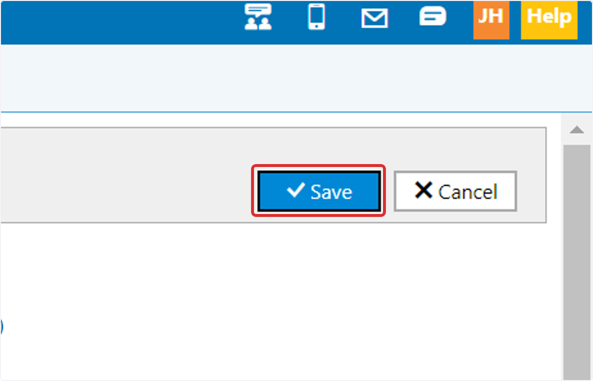 Click on Save. NOTE: Please allow several minutes for changes to be applied.