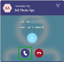 A screenshot of a phone call

Description automatically generated
