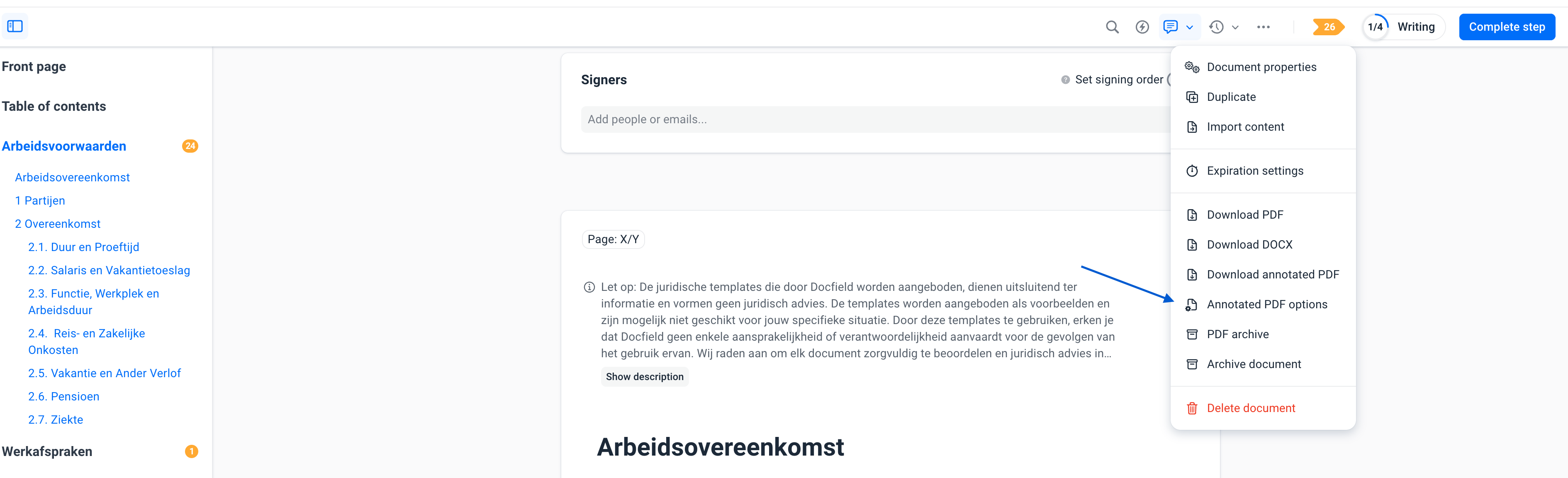 Schermafbeelding
