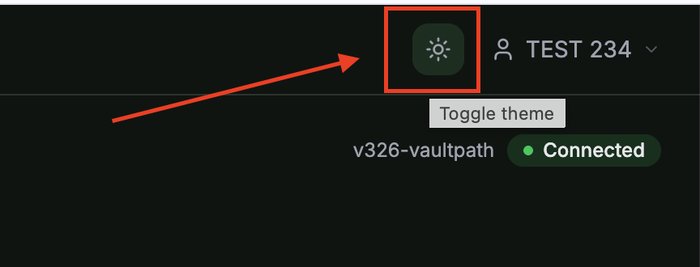 The Toggle theme button in the top-right corner of the FlexiAgent dashboard, next to the account name