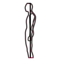 Very concave waist