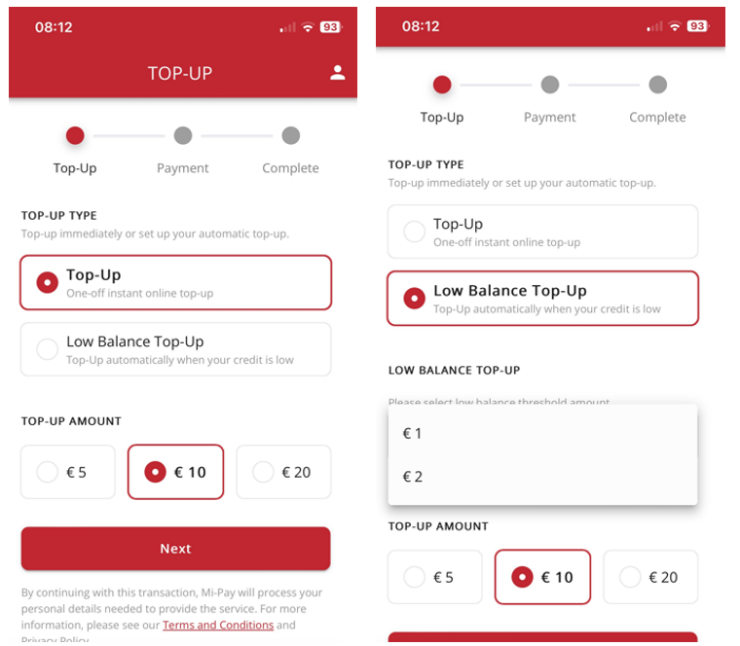 Screenshots of a screenshot of a mobile phone
Description automatically generated