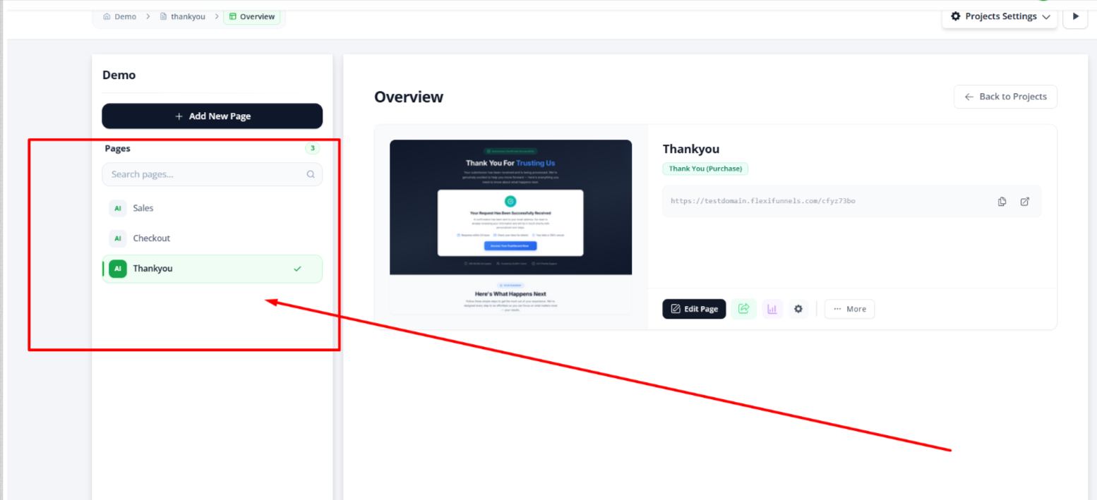 Screenshot for Step 1 — creating your project