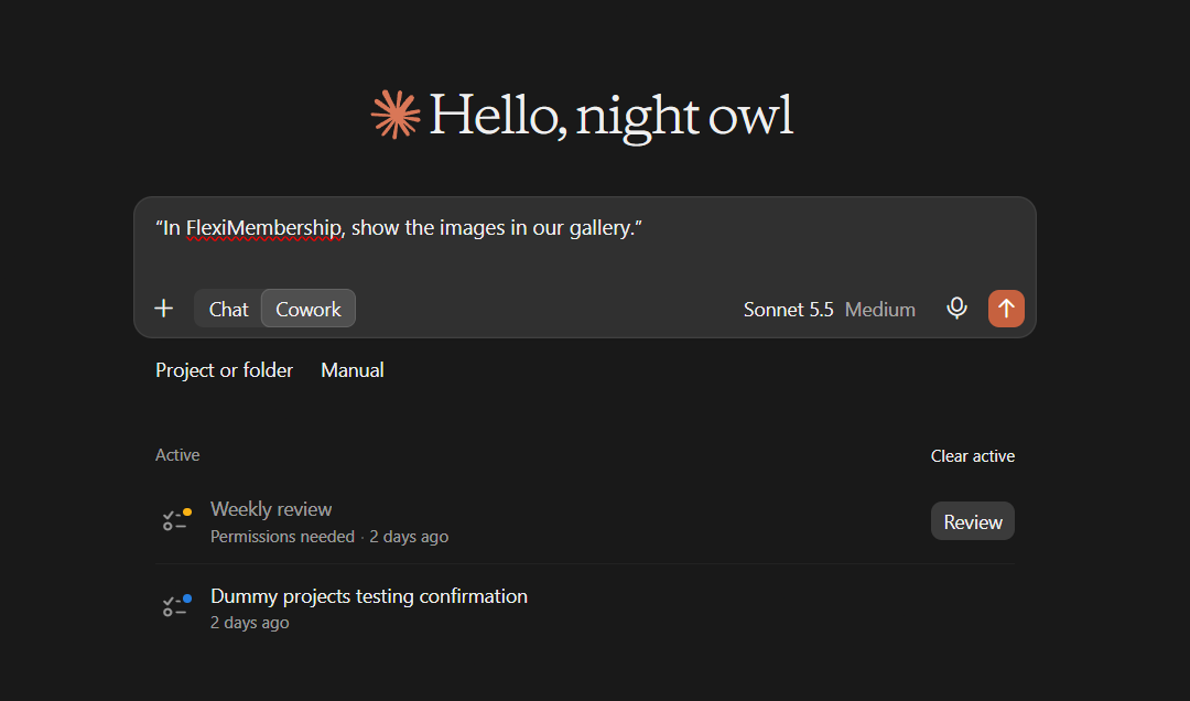 Screenshot for the example prompt above (original Freshdesk screenshot)