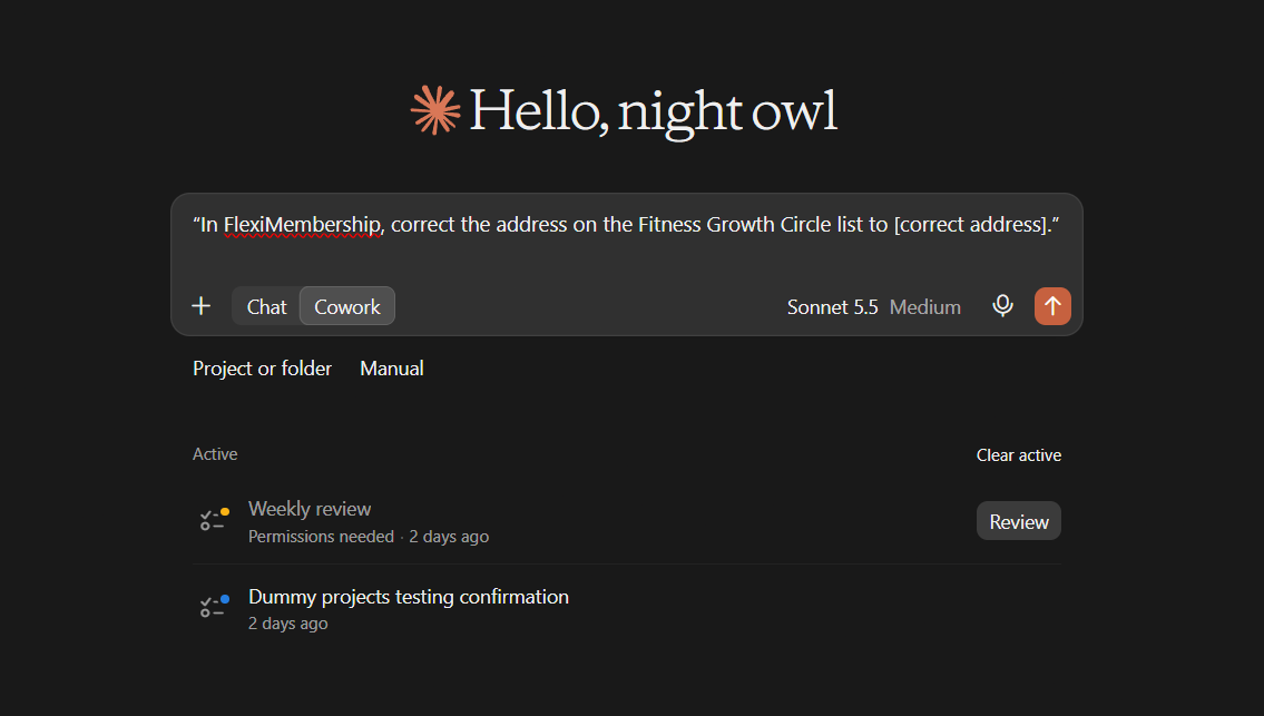 Screenshot for the example prompt above (original Freshdesk screenshot)
