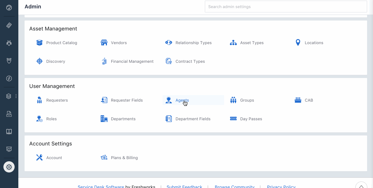 Manage agent roles & permissions in your Service Desk Freshservice Solutions Freshservice
