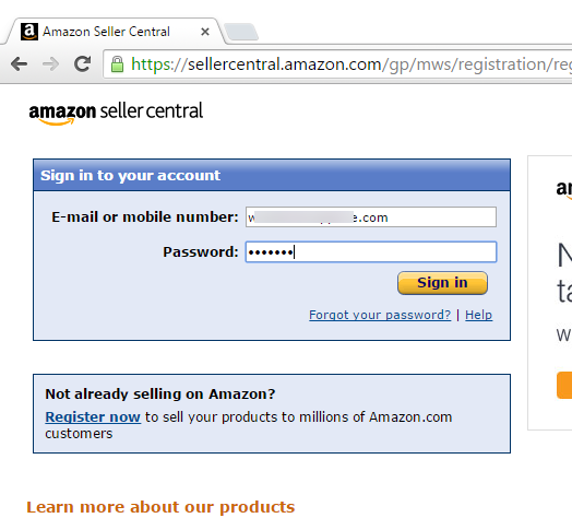 Get Your Amazon Seller ID And Auth Token For Channel Advisor 