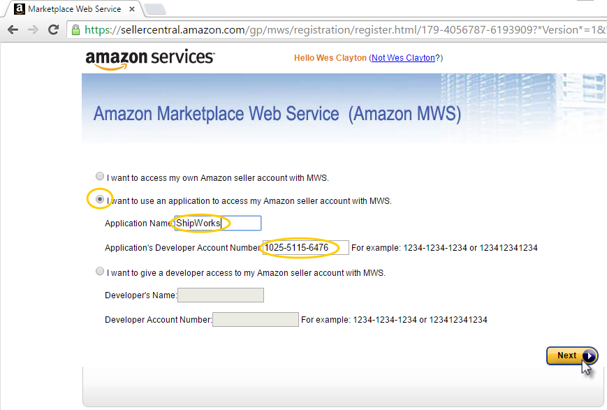 Get Your Amazon Seller ID and Auth Token for Channel Advisor