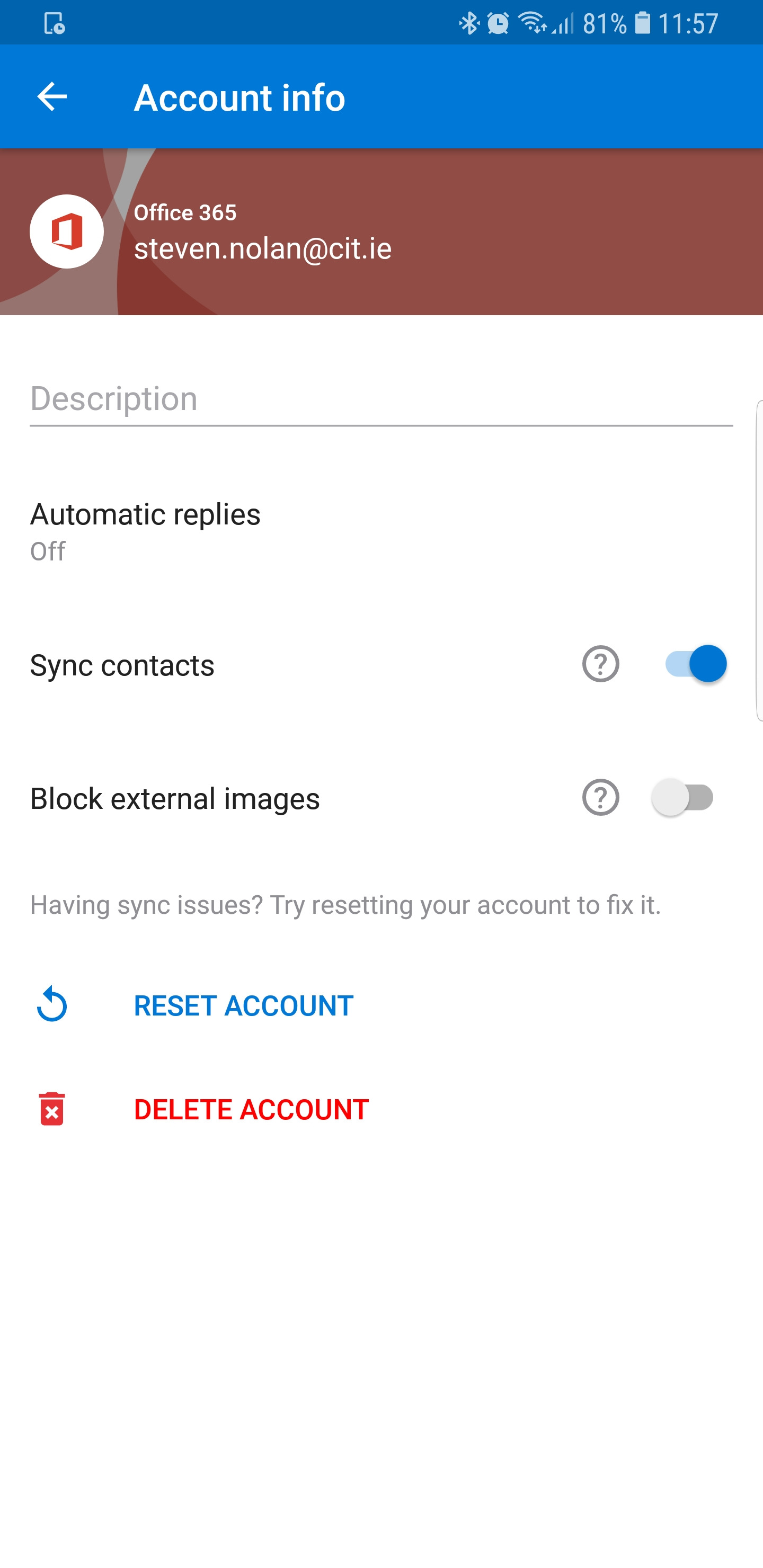 how to sync office 365 signature with outlook mobile