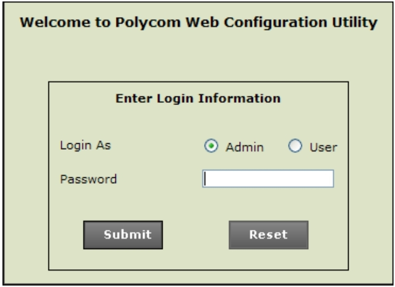 Accessing the Poly VVX 250/350/450 Web Configuration Utility Teleboard