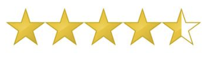 Star rating: 4.5/5