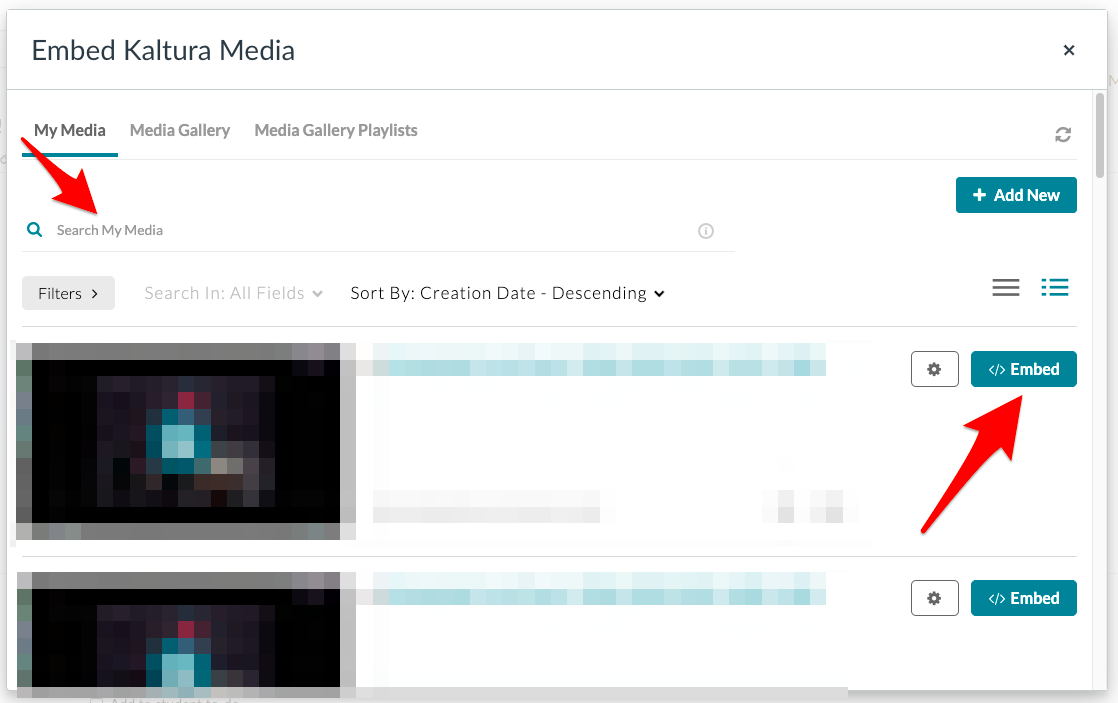 Kaltura How to embed Kaltura media in Canvas Wake Forest Law Help Desk